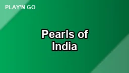 Pearls of India